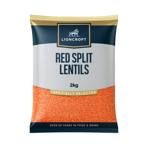 LIONCROFT RED LENTILS WHOLE 6x2KG