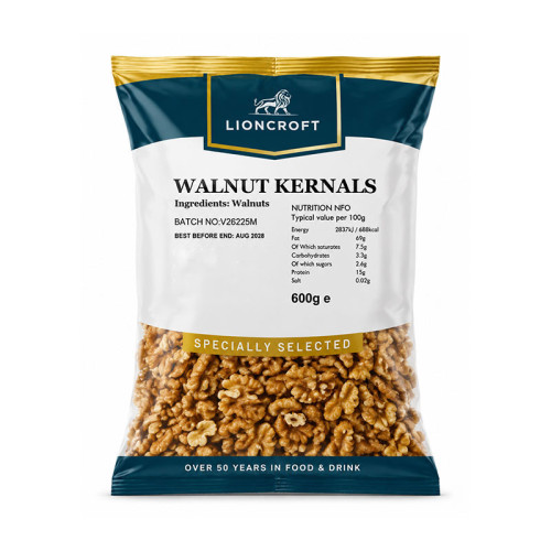 LIONCROFT WALNUT KERNALS HALF 8x600G