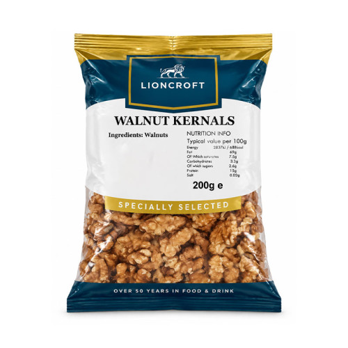 LIONCROFT WALNUT KERNALS HALF 10x200G