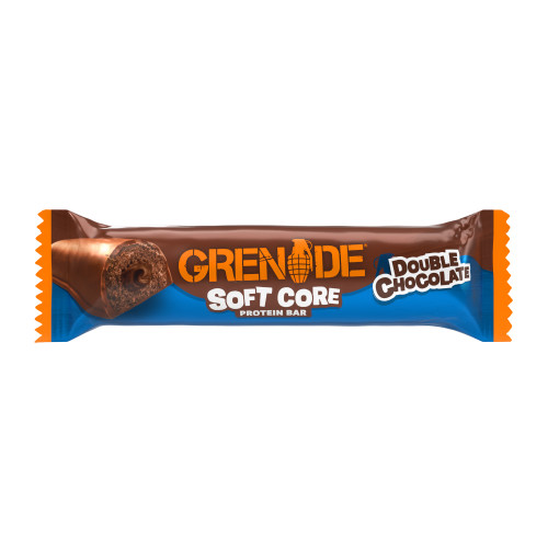 GRENADE SOFT CORE DOUBLE CHOCOLATE PROTEIN BAR 12x50G