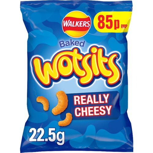 WALKERS WOTSITS CHEESE CRISPS 32x22.5G PMP &Acirc;&pound;0.85