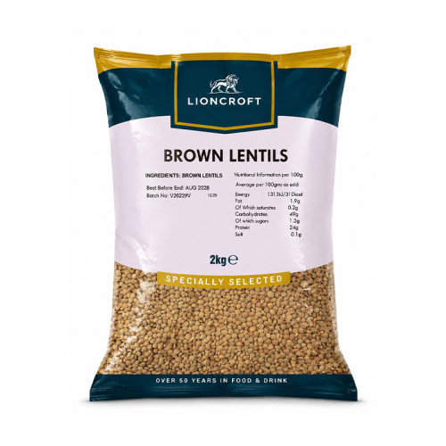 LIONCROFT BROWN LENTILS 6x2KG