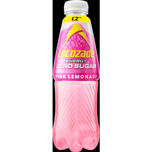 LUCOZADE ENERGY PINK LEMONADE BOTTLE 12x900ML PMP &Acirc;&pound;2.00