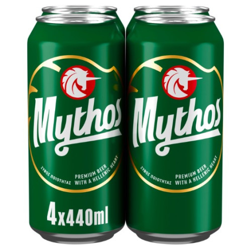 MYTHOS LAGER CAN 4 PACK 6x440ML