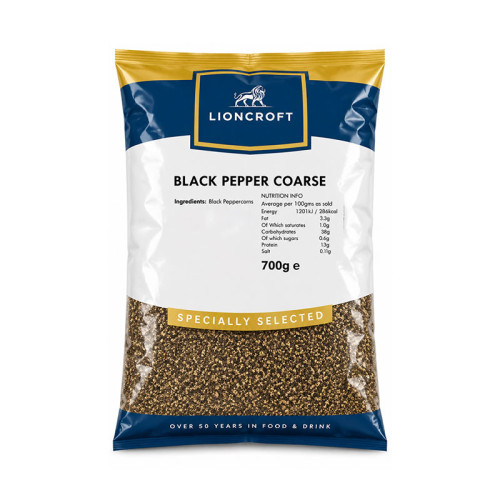 LIONCROFT BLACK PEPPER COARSE 6x700G