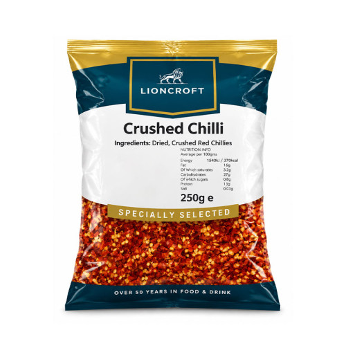 LIONCROFT CRUSHED CHILLI 10x250G