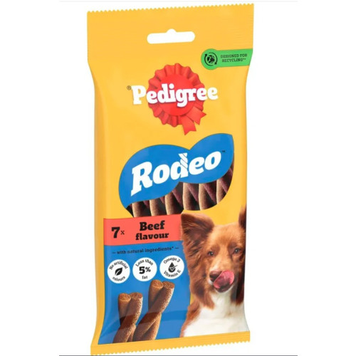 PEDIGREE RODEO BEEF DOG TREAT 20x70G PMP &Acirc;&pound;1.50