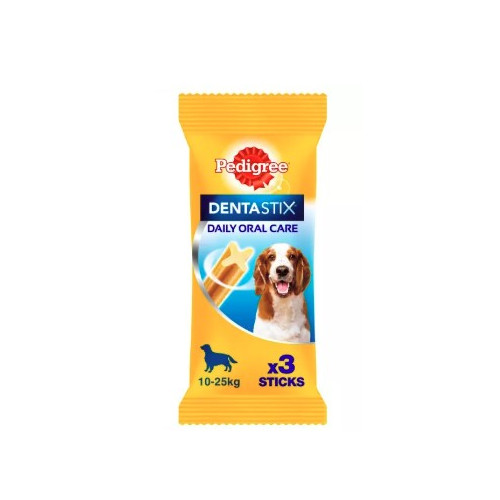 PEDIGREE DENTASTIX DAILY DENTAL CHEWS MEDIUM DOG TREAT 18x77G PMP &Acirc;&pound;1.50