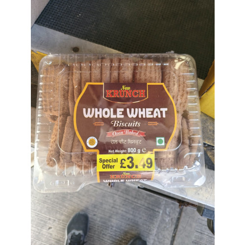 KRUNCH WHOLE WHEAT BISCUITS 6x800G PMP &Acirc;&pound;3.49