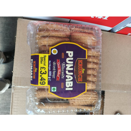 KRUNCH PUNJABI BISCUITS 6x800G PMP &Acirc;&pound;3.49