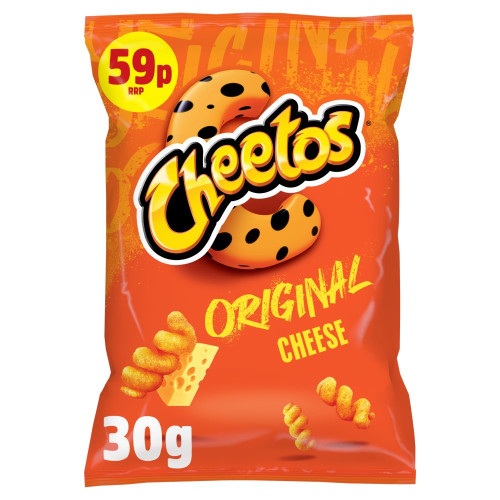 CHEETOS TWISTED CHEESE CRISPS 30x30G PMP &Acirc;&pound;0.59