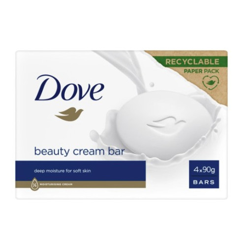 DOVE MOIST CREAM SOAP BAR 6x4x90G