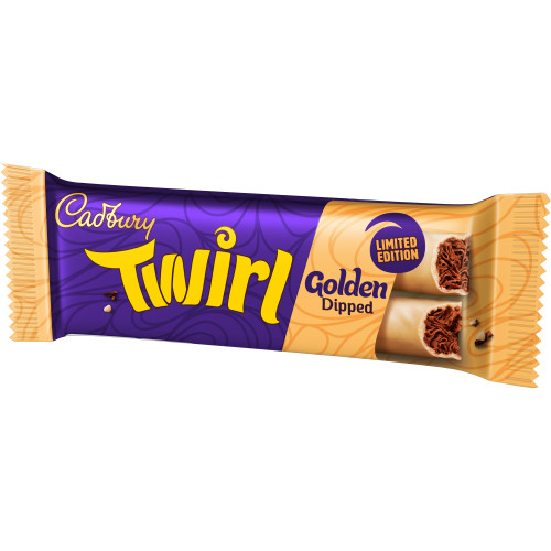 CADBURY TWIRL GOLDEN CHOCOLATE BAR 48x43G