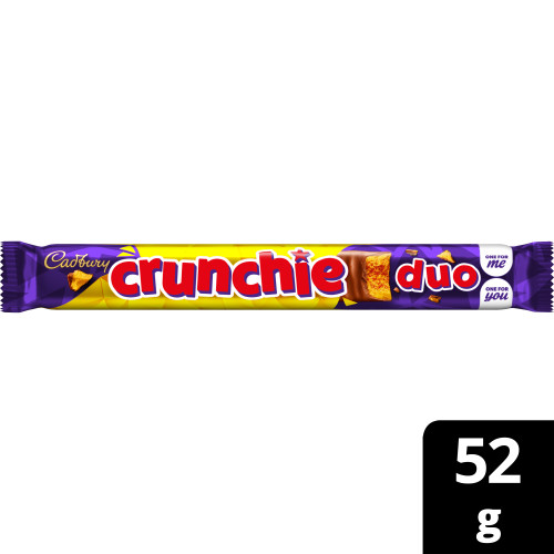 CADBURY CRUNCHIE DUO CHOCOLATE BAR 32x52G