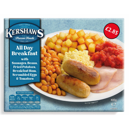 KERSHAWS ALL DAY BREAKFAST 12x400G PMP &Acirc;&pound;2.85