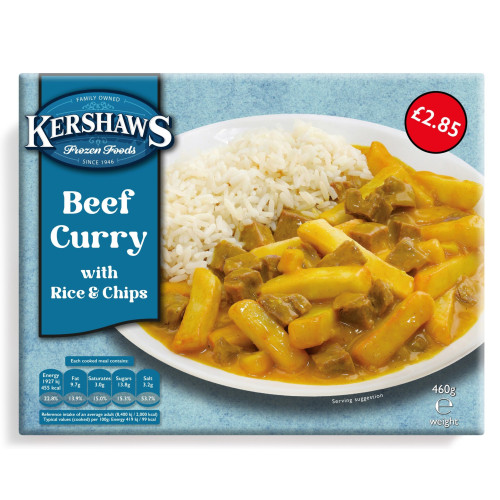 KERSHAWS BEEF CURRY 12x460G PMP &Acirc;&pound;2.85