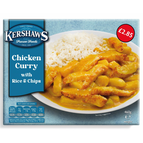 KERSHAWS CHICKEN CURRY 1x460G PMP &Acirc;&pound;2.85