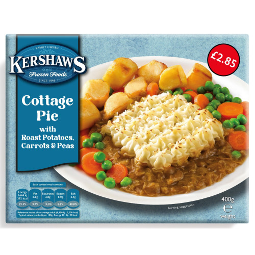 KERSHAWS COTTAGE PIE 1x400G PMP &Acirc;&pound;2.85