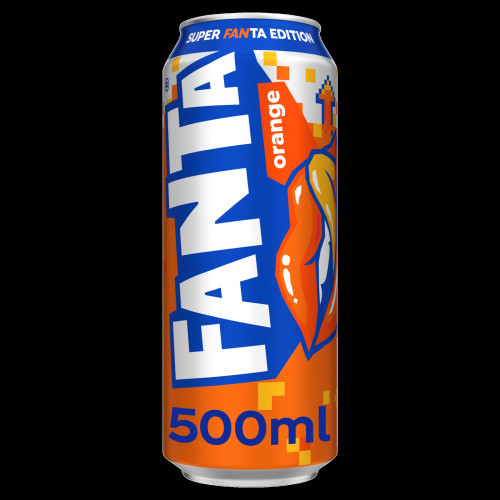 FANTA ORANGE SUPERFAN CAN 12x500ML