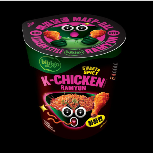 BIBIGO K CHICKEN RAMYUN NOODLES 8x98G