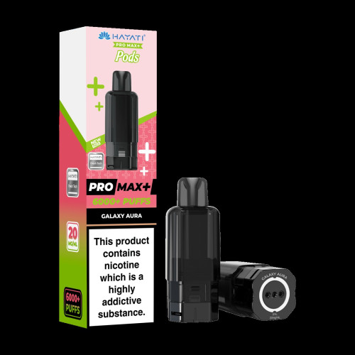 HAYATI PRO MAX+ REFILLS GALAXY AURA 20MG 5x12ML