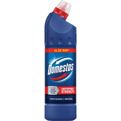 DOMESTOS ORIGINAL THICK BLEACH 9x750ML PMP &Acirc;&pound;1.50