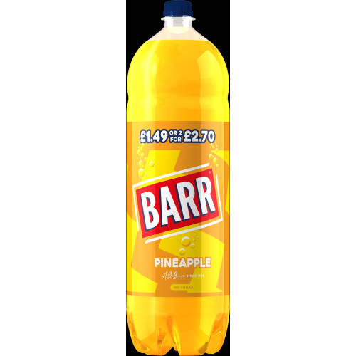 BARR PINEAPPLE BOTTLE 6x2L PMP &Acirc;&pound;1.49/ 2F&Acirc;&pound;2.70