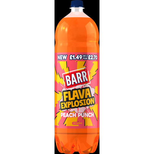 BARR PEACH PUNCH BOTTLE 6x2L PMP &Acirc;&pound;1.49/ 2F&Acirc;&pound;2.70